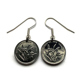 2012 China Jiao coin earrings Orchid blossom flower Beijing Dongguan Chongqing Chengdu Nanchong Shaoxing floral plant garden e000084