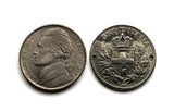 1918 Italy 20 Centesimi coin rolo link bracelet World War 1 era Savoy shield Rome Milan Venice Florence Napoli Torino Bologna Verona Genoa Siena Capri Palermo Cagliari Parma Tuscany Matera San Gimignano Positano Lazio Lecce Bari Polignano a Mare b000136