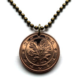 2004 Deutschland 5 Euro Cent Münze Anhänger Eiche Baum Setzling Zweig Pflanzen Gartenarbeit botanisch Berlin Hamburg München Köln Frankfurt Stuttgart Düsseldorf Bayern Dortmund Leipzig Bremen Dresden n000542