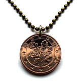 2004 Deutschland 5 Euro Cent Münze Anhänger Eiche Baum Setzling Zweig Pflanzen Gartenarbeit botanisch Berlin Hamburg München Köln Frankfurt Stuttgart Düsseldorf Bayern Dortmund Leipzig Bremen Dresden n000542
