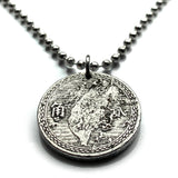 1950 Taiwan Republic of China 2 Jiao coin pendant Taiwanese map Formosa Taipei Sun Yat-sen Taichung Kaohsiung Taoyuan Tainan Hsinchu Kuomintang Keelung Chiayi Changhua Miaoli Taoyuan Taitung n003459