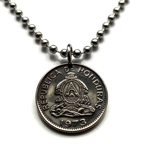 1967 Honduras 20 Centavos Pyramide Lempira Lenca Tegucigalpa Münzanhänger Choluteca Freimaurerauge Yoro Olancho El Paraíso Atlántida Copán n001720