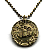 2010 Argentina 50 Centavos coin pendant independencia Casa de Tucuman San Miguel Barrio Sur Cruz Alta Provincias Unidas del Rio de la Plata Yerba Buena Parque 9 de Julio El Bajo Juan B. Teran n000963