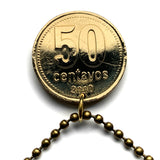 2010 Argentina 50 Centavos coin pendant independencia Casa de Tucuman San Miguel Barrio Sur Cruz Alta Provincias Unidas del Rio de la Plata Yerba Buena Parque 9 de Julio El Bajo Juan B. Teran n000963