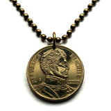 2010 Chile 10 Peso coin pendant Santiago Bernardo O'Higgins Libertador Araucanía Iquique Rancagua La Pintana Temuco Coquimbo n003051