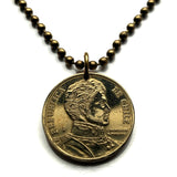 2010 Chile 10 Peso coin pendant Santiago Bernardo O'Higgins Libertador Araucanía Iquique Rancagua La Pintana Temuco Coquimbo n003051