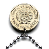 2018 Peru 1 Sol coin pendant woolly Andean tapir danta de montaña Cordillera Huascarán Ancash Ayabaca Piura San Ignacio Jaan Cajamarca Huancabamba Lambayeque Lima Machu Picchu Cuzco Arequipa n003938