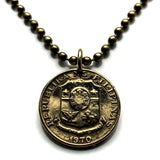 1970 Philippines Pilipinas 5 Sentimos coin pendant Eskudo Filipino Manila Mindanao Parañaque Dasmariñas Valenzuela Bacoor Batangas n002323