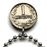 1952 Colombia 1 Centavo coin pendant Colombian lady Bogota Cali Pereira Caldas Soacha Soledad Ibagué Leticia Pasto cumbia parcero n000907