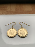 1993 Mexico 50 Centavos coin earrings fashion jewelry Mexican eagle Ecatepec Guadalajara Puebla Juárez Tijuana León Monterrey Zapopan Culiacán Chihuahua Veracruz Toluca Chiapas Pachuca Morelia Durango Hidalgo e000137