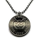 2006 Mozambique 5 Meticas coin pendant timbila Xylophone mbila Chopi people gulu dibinda ngomi mgodo Mzeno Zavala Inhambane Province n003969