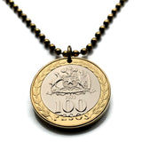 2022 Chile 100 Pesos coin pendant escudo Chileno estrella blanca condor huemul deer Santiago white star Antofogasta Rancagua Temuco n001624