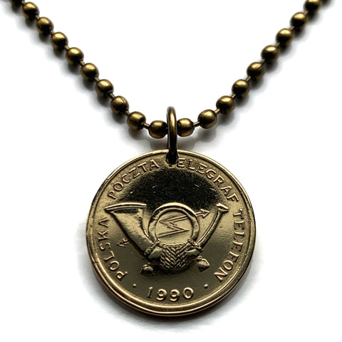 1990 Poland Polska Polish Postal Telegraph & Telephone token pendant PPTiT Warsaw Krakow Wroclaw Lodz Poznan Gdansk Szczecin Lublin n003963