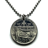 1981 Italy 100 Lire coin pendant Livorno Naval Academy Ligurian Mediterranean Sea Tuscany Fortezza Vecchia Venezia Nuova Ardenza n000675