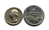 1981 Italy 100 Lire coin pendant Livorno Naval Academy Ligurian Mediterranean Sea Tuscany Fortezza Vecchia Venezia Nuova Ardenza n000675