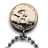 2005 USA Nickel coin pendant American bison buffalo Lewis and Clark Corps of Discovery Expedition Louisiana Purchase Camp Dubois n003987
