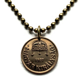1895 Ungarn Magyaren 2 Füllmünze Anhänger Halskette Schmuck Ungarische Heilige Krone des Heiligen Stephan Szent Korona Budapest Debrecen Szeged Miskolc Pécs Győr Gellértberg Nyíregyháza Jászság Fejér Hajdú-Bihar n000889