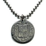 1945 Spanien 5 Centimos Münzanhänger Kastilien Leon Aragon Navarra Granada Spanische Krone Sevilla Malaga Granada Cataluña España Baskisch n002951