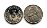 1969 Iceland Ísland 5 Krónur coin earrings Landvættir protector Reykjavík Griðungur bull Gammur eagle Dreki dragon Bergrisi the giant e000700