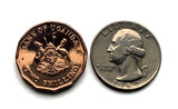 1987 Uganda 2 Shillings coin pendant Ugandan Kob Crested Crane bird spears Kampala Nansana Kira Makindye Ssabagabo Mbarara Mukono Gulu Lugazi Kasese Masaka Wakiso Buikwe Swahili Kiswahili African Great Lakes Victoria Ganda Karamojong Luganda n001440