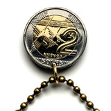 Peru 2 Soles coin pendant escudo Peruano llama alpaca Lima Cuzco Machu Picchu Incas Chiclayo Huancayo Iquitos Chimbote Ica Puno Cajamarca Pucallpa Piura Ayacucho Chincha Huanuco Tarapoto n003419
