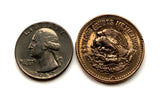 1944 Mexico 20 Centavos coin pendant Pirámide del Sol Teotihuacán Tzacualli Calzada de los Muertos Toltecs Edomex Cerro Gordo Aztecas n000534