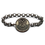 2008 Russia 5 Rubles coin bracelet double headed eagle Moscow Saint Petersburg Sochi Ivanovo Volga Petergof Pyatigorsk Astrakhan b000195