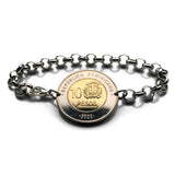 2022 Dominican Republic 10 Peso coin bracelet Santo Domingo Santiago Punta Cana La Vega Boca Chica Quisqueya San Cristóbal La Romana b000200