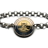 2022 Dominican Republic 10 Peso coin bracelet Santo Domingo Santiago Punta Cana La Vega Boca Chica Quisqueya San Cristóbal La Romana b000200