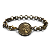 1953 France 10 Francs French coin rolo link bracelet jewelry Marianne Paris Marseille Lyon Toulouse Le Havre Bordeaux Nice Strasbourg Carcassonne Nantes Lille Montpellier Dijon Rennes Reims Avignon Metz Toulon Angers Dijon b000034