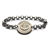 1956 Colombia 20 Centavo coin bracelet flags Andean condor Bogotá Valle del Cauca Soledad Bello Ibagué Villavicencio Pereira Armenia b000203