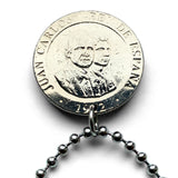 1992 España Spain 200 Pt coin pendant El Oso y el Madroño Bear statue Madrid  Puerta del Sol Calle de Alcalá Carrera de San Jerónimo n003990