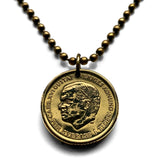 1991 Sweden Sverige 10 Kronor coin pendant Swedish crown Tre Kroner Stockholm Västerås Helsingborg Norrköping Smolandia Nordic Norsemen n001667