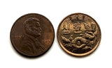 1961 South Korea 10 Hwan coin pendant Rose of Sharon Mugunghwa Seoul Daehan Minguk Suwon Ulsan Changwon national flower Boeun Bagua n000006