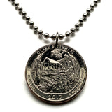2017 USA Quarter 25 Cent coin pendant Alley Spring Roller Red Mill Ozark National Scenic Riverways Eminence Shannon County Missouri n003992