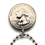 2017 USA Quarter 25 Cent coin pendant Alley Spring Roller Red Mill Ozark National Scenic Riverways Eminence Shannon County Missouri n003992