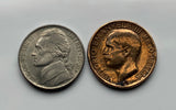 Italy 10 Centesimi coin earrings honey bee Bumble bee Rome Milan Pisa Siena Trieste Matera Tuscany Parma Ancona Ferrara beehive e000712