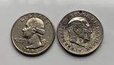 1963 Denmark Danmark 1 Krone coin pendant Danish Royal crown blue lions rigsvåben Copenhagen København Aarhus Odense Aalborg Esbjerg Randers Jutland Øresund Danes Vikings Danskere Scandinavian Nordic Zealand Funen Amager Amalienborg Palace Faroese n000336