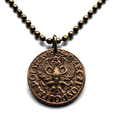 1925 Poland Polska 5 Groszy coin pendant white Polish eagle Poles Warsaw Krakow Wroclaw Lodz Poznan Gdansk Szczecin Bydgoszcz Lublin n001852