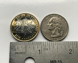 2016 Argentina 2 Pesos coin earrings Sol de Mayo Río de la Plata Buenos Aires Tucumán Salta San Juan Entre Ríos Puerto Madero Quilmes e000690