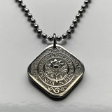 1943 Netherlands Nederland 5 Cents coin pendant necklace jewelry Dutch Orange blossom Amsterdam Utrecht Rotterdam The Hague Eindhoven Holland Leiden Groningen Tilburg Nijmegen Gouda Zeeland Ajax Haarlem n000350
