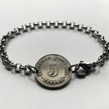 1875 Germany Deutschland 5 Pfennig coin bracelet German black eagle Berlin Hamburg Munich Cologne Frankfurt Stuttgart Düsseldorf Leipzig Dortmund Essen Bremen Dresden Hanover Nuremberg b000068