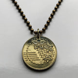 2016 Malaysia 20 Sen coin pendant Bunga melur jasmine flower destar siga Hibiscus flower Kuala Lumpur Kajang Seberang Perai Subang Jaya Klang Johor Bahru n000531