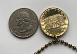 1981 Italy 200 Lire coin pendant Italian girl World Food Day Rome Florence Milan Venice Napoli Verona Torino Bologna Pisa Siena Tuscany Lecce Ravenna Cagliari Perugia Pisa Genoa Matera San Gimignano Palermo Parma Trieste Modena Treviso Ferrara n000628