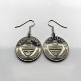 Austria Osterreich 5 Schilling coin earrings Lippizaner horse Baroque haute école equestrian cavalry classical dressage stallion jockey Habsburg Spanish Riding School Piber Federal Stud Vienna Graz Salzburg Innsbruck Klagenfurt Villach Styria e000377