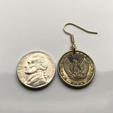 1973 Greece Hellas 1 Drachma coin earrings jewelry Greek little owl of goddess Athena Pallas Athens Acropolis Parthenon Thessaloniki Patras Mykonos Sparta Rhodes Larissa Santorini Corfu Crete Ioannina Hellenic e000032