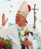 Vatican City Italy coin pendant Pope Saint John Paul II pontificate bishop Saint Peter's Basilica Roma Holy See Roman Catholic church Jesus Christ crucifix papacy Apostolic Palace episcopal diocese Capitoline Hill Sistine Chapel Lateran Palace n003809