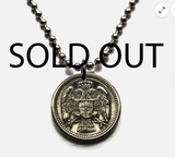 antique! 1912 Serbia Srbija 10 Para coin pendant Serbian double headed eagle Belgrade Novi Sad Niš city Kosovo Yugoslavia Vojvodina Kragujevac Subotica Zrenjanin Nišava Nemanjić dynasty Serbs n001386