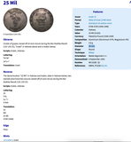 1949 Israel 25 Prutah coin pendant grape cluster Jewish Bar-Kokhba Revolt Roman War Jerusalem Tel Aviv Haifa Rishon LeZion Petah Jew n003925