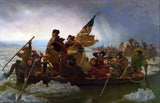 1999 USA Quarter 25 coin pendant Crossroads of the Revolution George Washington Crossing the Delaware 1776 New Jersey 1851 painting n003983